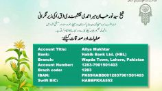 Urdu – مَثَلُ الَّذِیۡنَ یُنۡفِقُوۡنَ اَمۡوَالَہُمۡ فِیۡ سَبِیۡلِ اللّٰہِ کَمَثَلِ