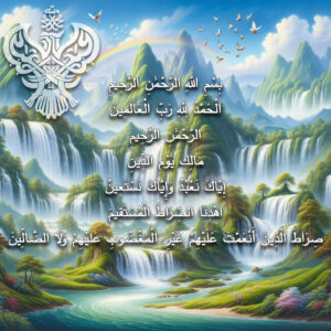 7-heavenly-waterfalls-surah-fatiha, shaykhAI
