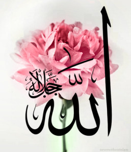Allah in a Flower