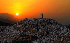 Arafah - Jabal ur Rahma at Sunrise