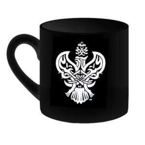 SMC black mug with Phoenix logo front