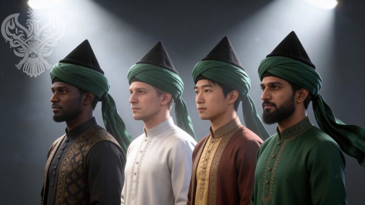 Different races men
