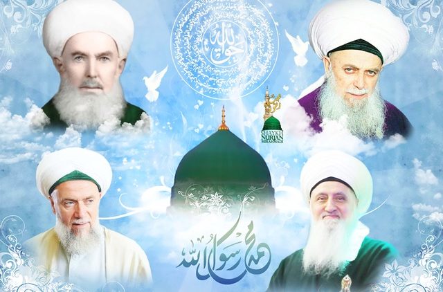 Shaykhs Madina, Muhamamd Rasulullah, MSN MSM MSNj taweez Blue Sky, green dome
