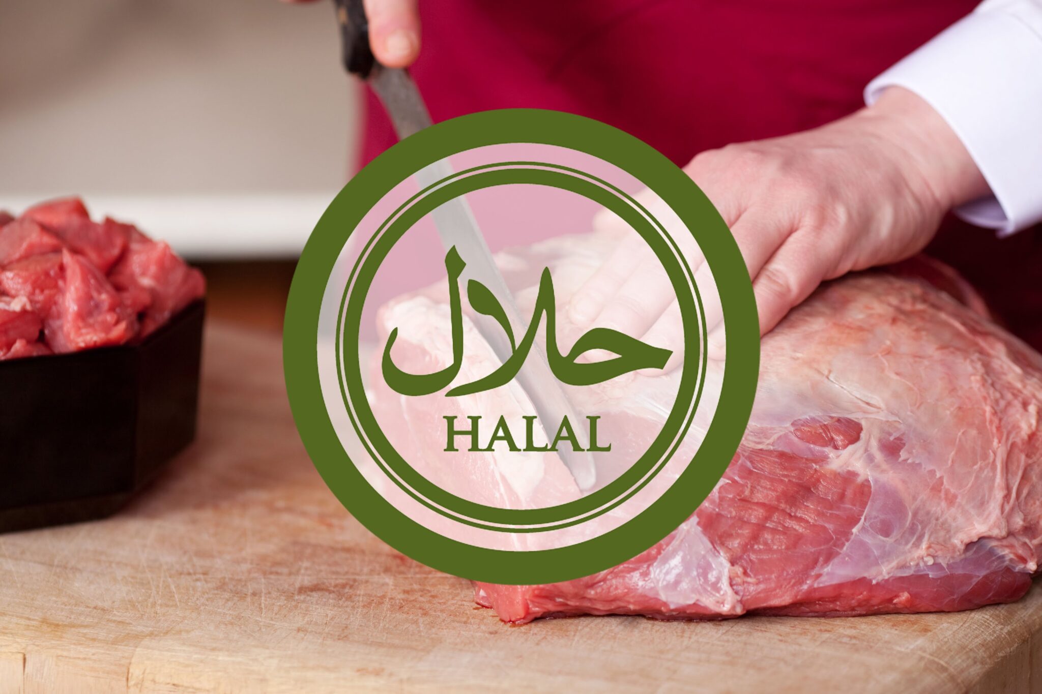 Halal Meat Sticker Butcher