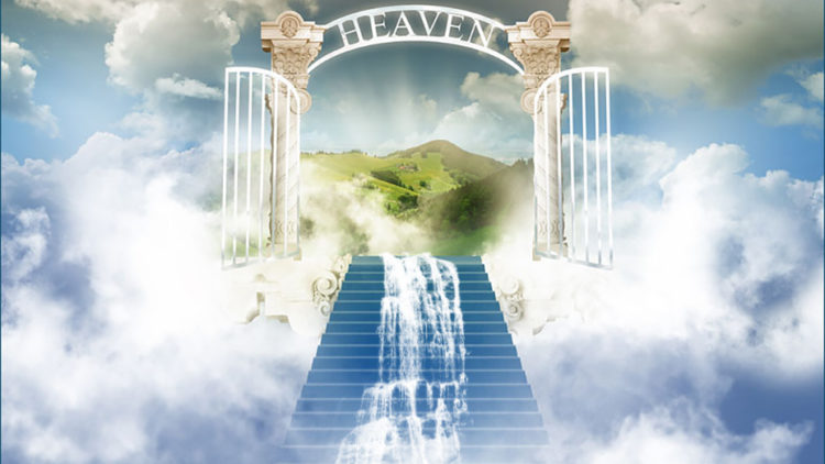 Heavens Gates water pouring forth