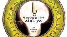 Huroof Circle-gold-Alif-to-YA-eternal-loop-Shaykh Nurjan Mirahmadi