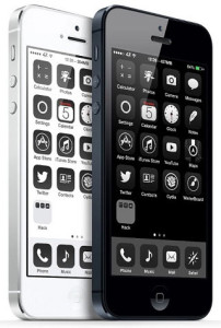 Iphone - Black and White merging