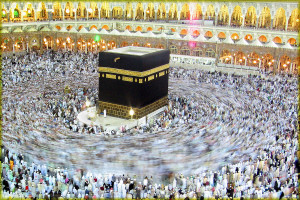 Kabah's tawaf of hajis