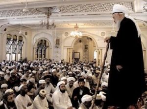 Mawlana Shaykh Nazim, Imam Holding Staff, Asa, giving Suhbah