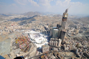 Mecca - Giant Tower & Construction site, Makkah