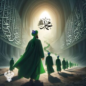 Muslim students step with right foot in Muharram towards presence of Sayyidina Muhammad (s)