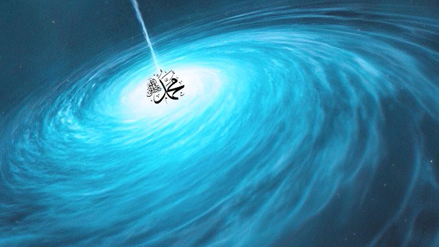 juzbah - Nur Muhammad (s) turning in center-Ocean of Power, hayat, ever-living, light