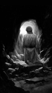 Prophet Muhammad in grave,watching over,light in cave,alive