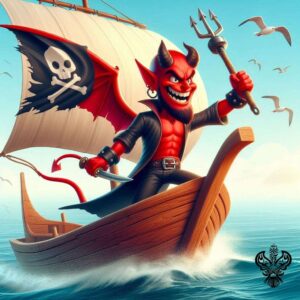 Shaitan hijacking a boat