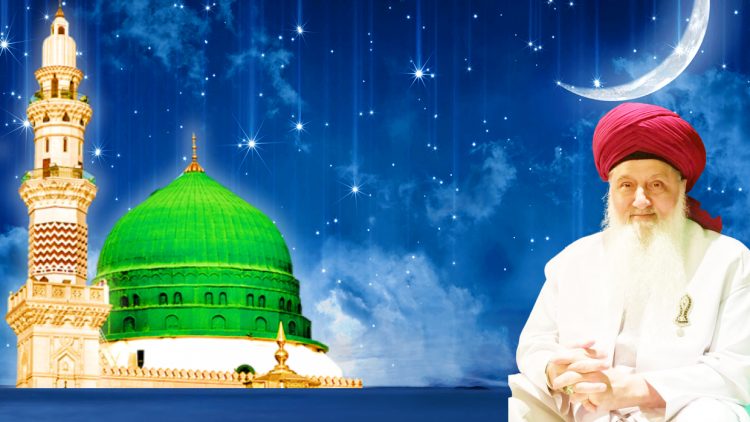 Madina, Shaykh Nurjan Mirahmadi-Medina dome and stars falling,