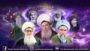 Sultan al Awliya, Mawlana Jamaluddin al Ghumuqi al Husayni Mawlana Sharafuddin ad-Daghestani Mawlana Abdullah al-Fa'iz ad-Daghestani Mawlana Muhammad Nazim Adil al-Haqqani Mawlana Shaykh Nurjan MirAhmadi Shaykh Muhammad Adil social media logo