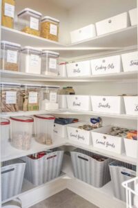 emergency food supplies in home
