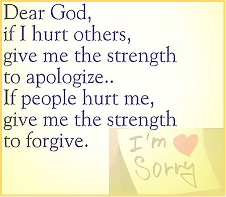 Strength to Apologize Sorry Forgive Forgiveness Tawbah 9