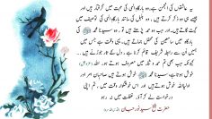 Urdu – Ashiqeen are like nightingales praising upon the Divinely