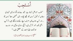 Urdu – Ask and Allah will Grant Praising Prophet (saws)