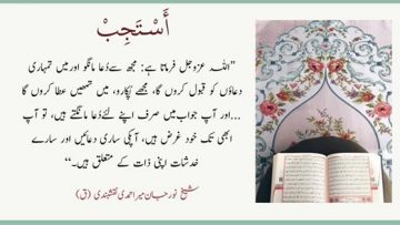 Urdu – Ask and Allah will Grant Praising Prophet (saws)