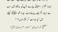 Urdu – “Everyday ask, Ya Rabbi (O my lord), what