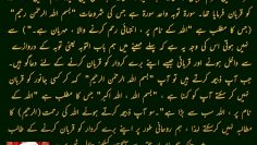 Urdu – Muharram in the ma’rifat is the month of