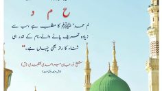 Urdu – Sayedena Muhammad محمد (saws) Has the Secret of