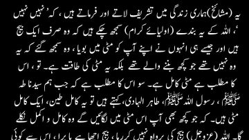 Urdu – |The Purity of the Teen (Soil) is what
