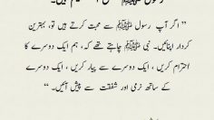 Urdu – "اگر آپ رسول ﷺ سے محبت کرتے ہیں