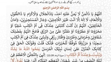 Urdu – آدابِ لیلة برأت/ شبِ برأت کے اعمال آپﷺ