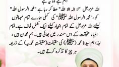 Urdu – رسول الله (ﷺ) کی روح حق(الہی حقائق کی