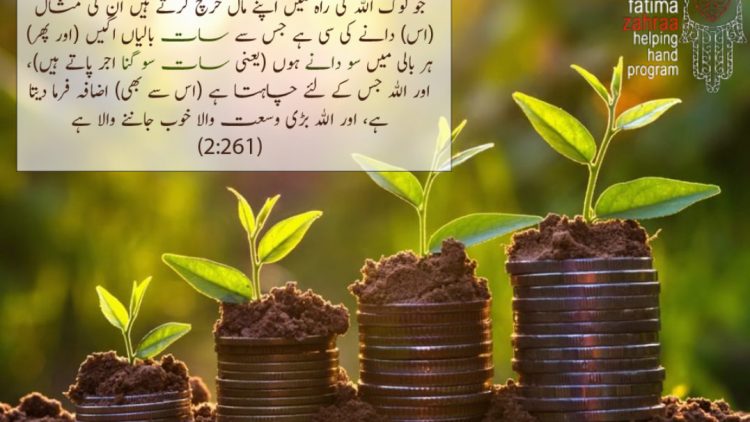Urdu – مَثَلُ الَّذِیۡنَ یُنۡفِقُوۡنَ اَمۡوَالَہُمۡ فِیۡ سَبِیۡلِ اللّٰہِ کَمَثَلِ