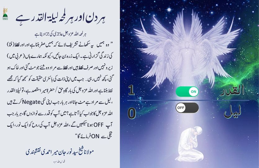 Urdu – ہر دن اور ہر لمحہ لیلۃ القدر ہے،