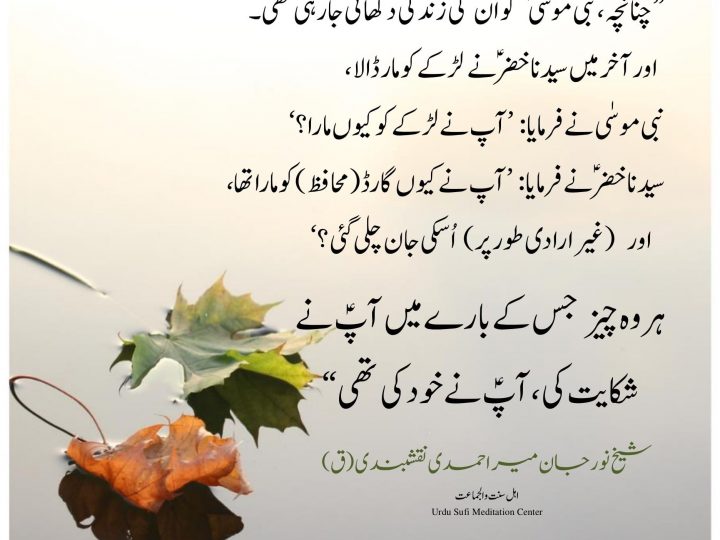 Urdu – ‘Nabi Musa’s (as) Tests Were a Reflection of