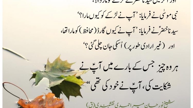 Urdu – ‘Nabi Musa’s (as) Tests Were a Reflection of