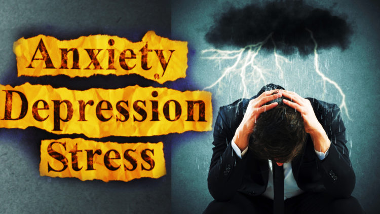 anxiety, depression, stressed man, problems, difficulty,