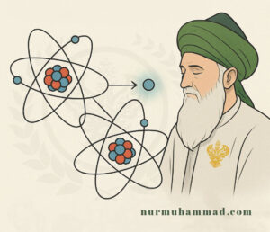Atom releases negative electron similar to seeker releasing negative character
