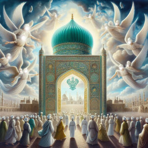 baab-ur-rahmah-gate-mercy-angels-people, shaykhAI