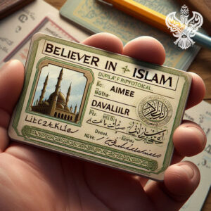Believer ID card for Islam