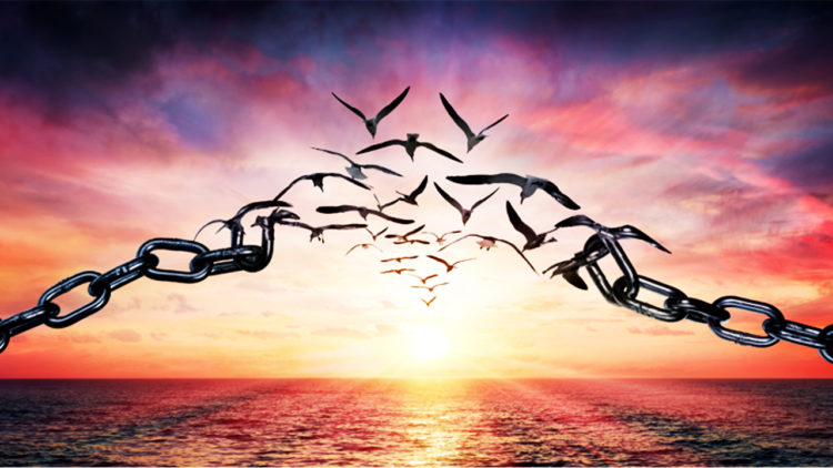 chains breaking free