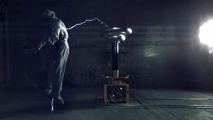 cymatics_music, sound effect on man, human
