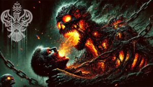 demon possessing person, negativity