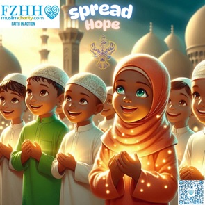 Children doing dua FZHH