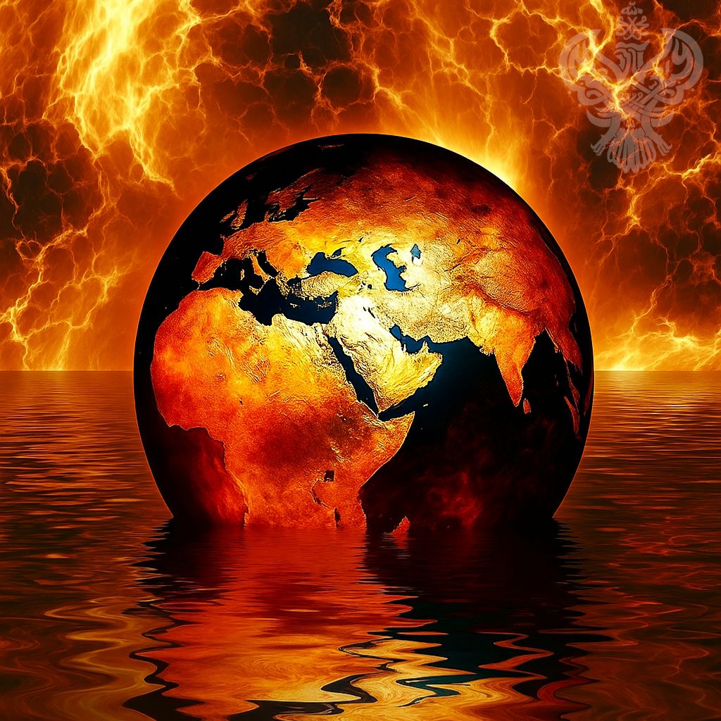 Fiery Earth burning