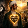 glowing heart – victory