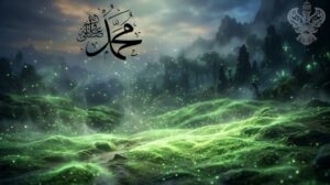 Green sparkling field