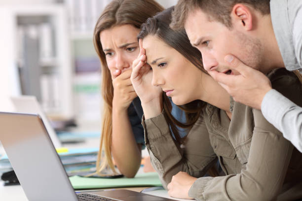 group of people shocked looking at messages, email, Helpme@Nurmuhammad.com, email
