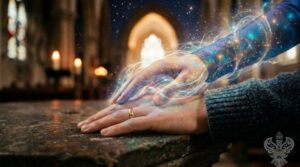Divine hand upon hand
