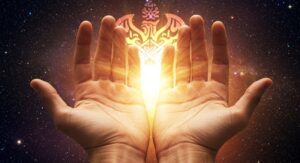 Hands with palms facing up